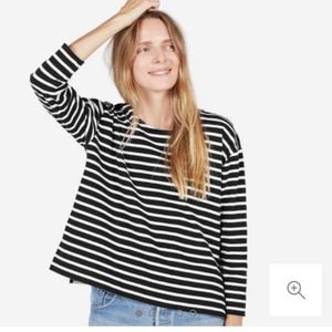 Everlane Boxy Striped Tee